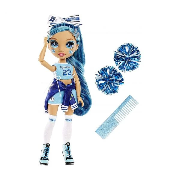 MGA 572077EUC - RAINBOW HIGH CHEER - Skyler Bradshaw, Cheerleader Blau – Bild 2