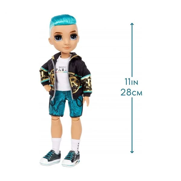 MGA 572145EUC - Rainbow High - River Kendall, Teal Boy – Bild 3