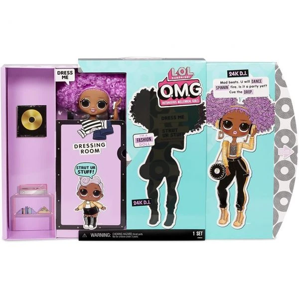 MGA 574217E7C - L.O.L. Surprise O.M.G. - 3.8 Doll, 24K DJ