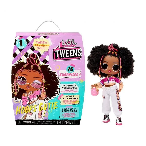 MGA 576693E7C - L.O.L. Surprise - Tweens Doll, HOOPS CUTIE, 15cm