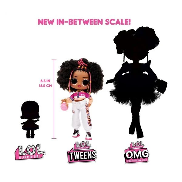 MGA 576693E7C - L.O.L. Surprise - Tweens Doll, HOOPS CUTIE, 15cm – Bild 3