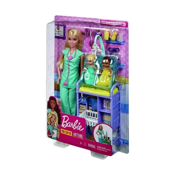 MATTEL GKH23 - Barbie - Kinderärztin Puppe Blond Spielset – Bild 2