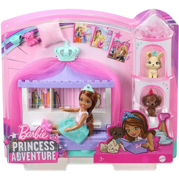 MATTEL GML74 - Barbie - Prinzessinnen Abenteuer Chelsea Märchenstunde Set – Bild 2