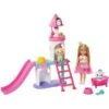 MATTEL GML73 - Barbie - Prinzessinnen Abenteuer Chelsea Haustier-Schloss