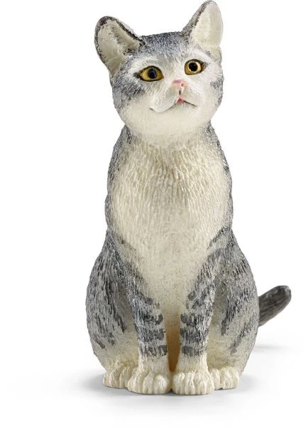 SCHLEICH 13771 - Farm World - Katze, Sitzend