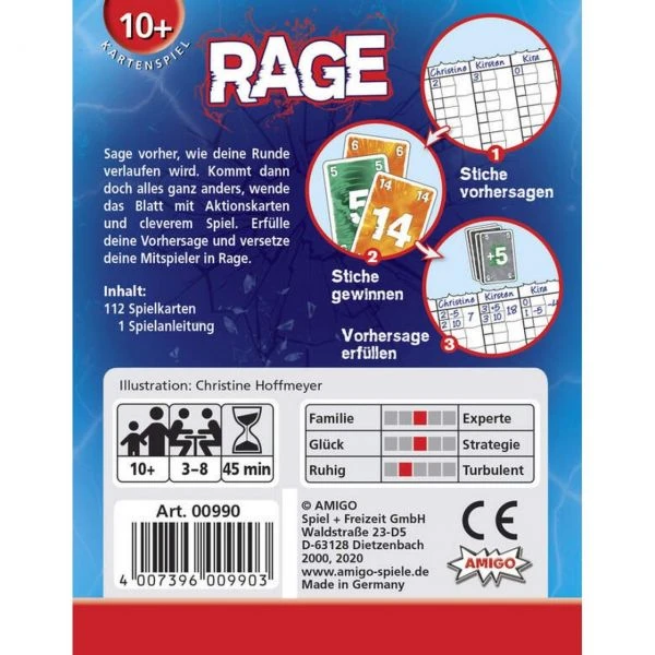 AMIGO 00990 - Kartenspiel - RAGE, Edition 2020 – Bild 3