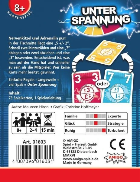 AMIGO 01603 - Kartenspiele - Unter Spannung – Bild 2
