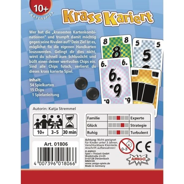 AMIGO 01806 - Kartenspiele - Krass Kariert – Bild 2
