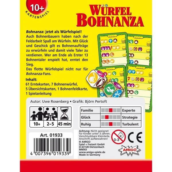 AMIGO 01933 - Kartenspiele - Würfel Bohnanza – Bild 2