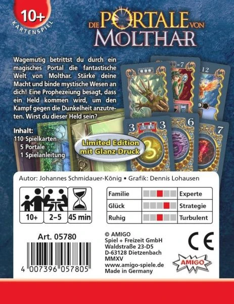 AMIGO 05780 - Kartenspiele - Die Portale Von Molthar – Bild 2