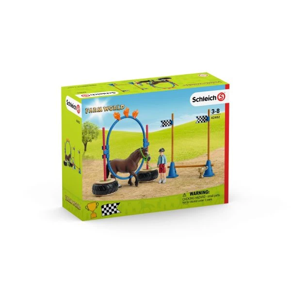 SCHLEICH 42482 - Farm World - Pony Agility Rennen