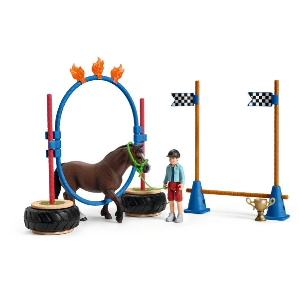 SCHLEICH 42482 - Farm World - Pony Agility Rennen – Bild 2