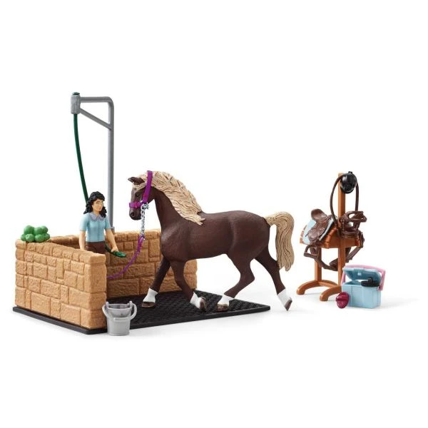 SCHLEICH 42438 - Horse Club - Waschplatz Mit Horse Club Emily & Luna – Bild 2