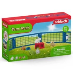 SCHLEICH 42500 - Farm World - Zuhause Für Kaninchen Und Meerschweinchen
