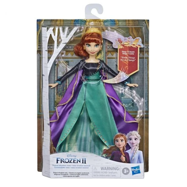 HASBRO E8881 - Disney Frozen 2 - Traummelodie Anna, Singende Puppe