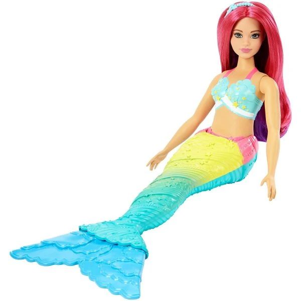MATTEL FJC93 - Barbie Dreamtopia - Regenbogen-Meerjungfrau, Pinke Haare – Bild 2