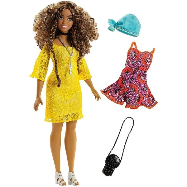 MATTEL FJF70 - Fashionistas - Barbie Mit Geschenkeset
