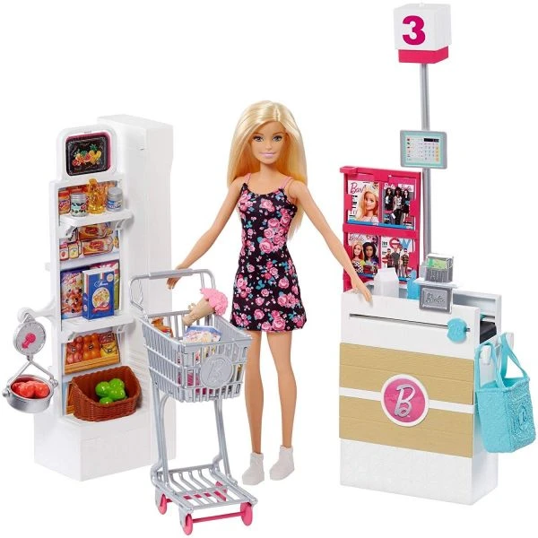 MATTEL FRP01 - Barbie - Supermarkt Und Puppe – Bild 3
