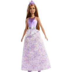 MATTEL FXT15 - Barbie Dreamtopia - Prinzessin Puppe Mit Braunen Haaren Und Lila