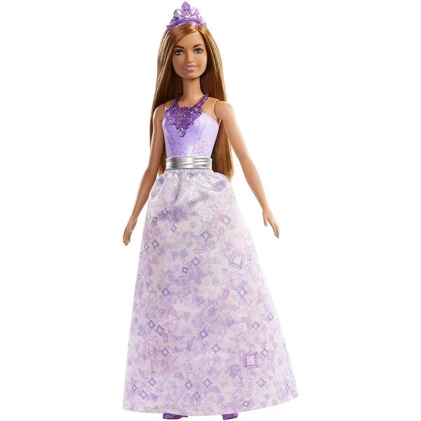 MATTEL FXT15 - Barbie Dreamtopia - Prinzessin Puppe Mit Braunen Haaren Und Lila