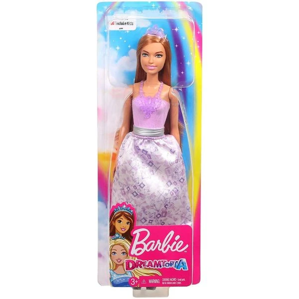 MATTEL FXT15 - Barbie Dreamtopia - Prinzessin Puppe Mit Braunen Haaren Und Lila – Bild 2