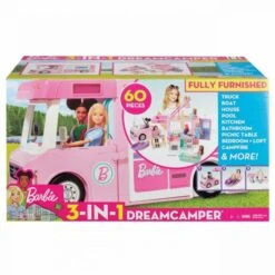 MATTEL GHL93 - Barbie - 3-in-1 Super Abenteuer-Camper Mit Zubehör