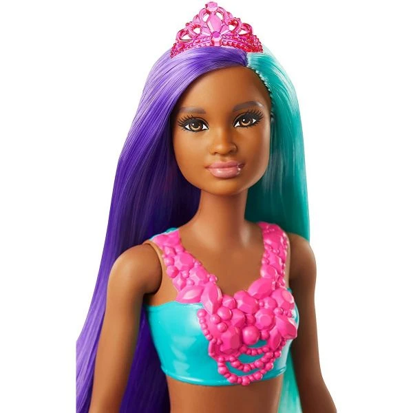 MATTEL GJK10 - Barbie - Dreamtopia Meerjungfrau Puppe, Türkis Und Lila Haare – Bild 2