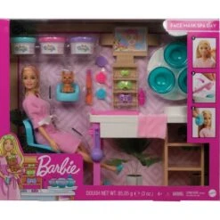 MATTEL GJR84 - Barbie - Wellness Gesichtsmasken Spielset Und Puppe