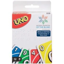 MATTEL GPG06 - Kartenspiel - UNO Braille
