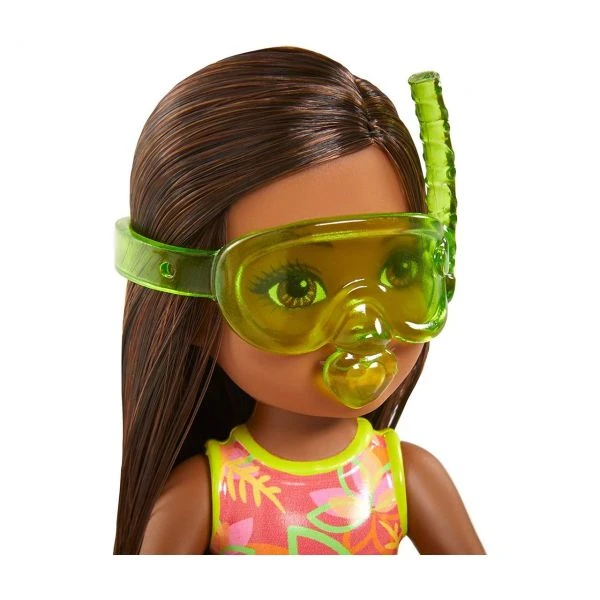 MATTEL GRT82 - Barbie - Chelsea Puppe The Lost Birthday Mit Flamingo-Schwimmreifen – Bild 3