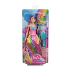 MATTEL GTF38 - Barbie Dreamtopia - Regenbogenzauber Prinzessin Puppe Mit Langem Haar