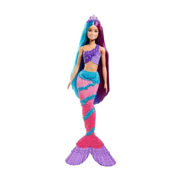 MATTEL GTF39 - Barbie Dreamtopia - Regenbogenzauber Meerjungfrau Puppe Mit Langem Haar – Bild 2