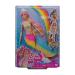 MATTEL GTF89 - Barbie Dreamtopia - Regenbogenzauber Meerjungfrau Mit Farbwechsel