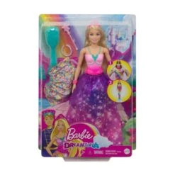 MATTEL GTF92 - Barbie Dreamtopia - 2-in-1 Prinzessin & Meerjungfrau Puppe