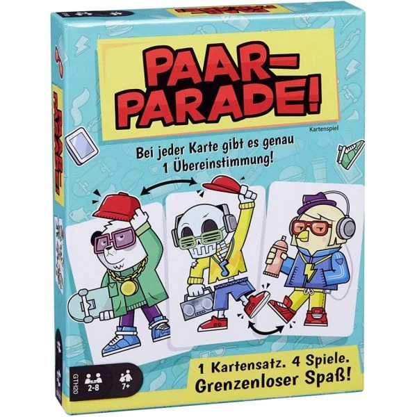 MATTEL GTH20 - Kartenspiel - Paar-Parade!