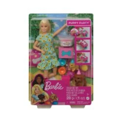 MATTEL GXV75 - Barbie - Hündchenparty Puppe Und Spielset