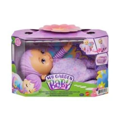 MATTEL HBH39 - My Garden Baby - Mein Schmuse Schmetterlings-Baby, Lilafarbenes Haar