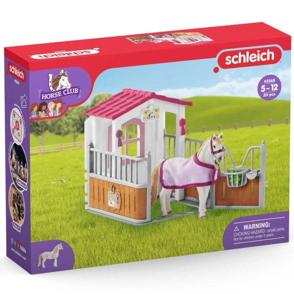 SCHLEICH 42368 - Horse Club - Pferdebox Mit Lusitano Stute