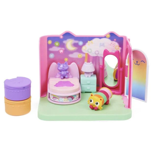 Spin Master 37411 - Gabby's Dollhouse - Deluxe Room, Pillow Cats Schlafzimmer – Bild 2