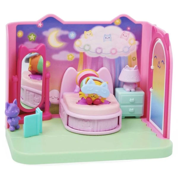 Spin Master 37411 - Gabby's Dollhouse - Deluxe Room, Pillow Cats Schlafzimmer – Bild 3